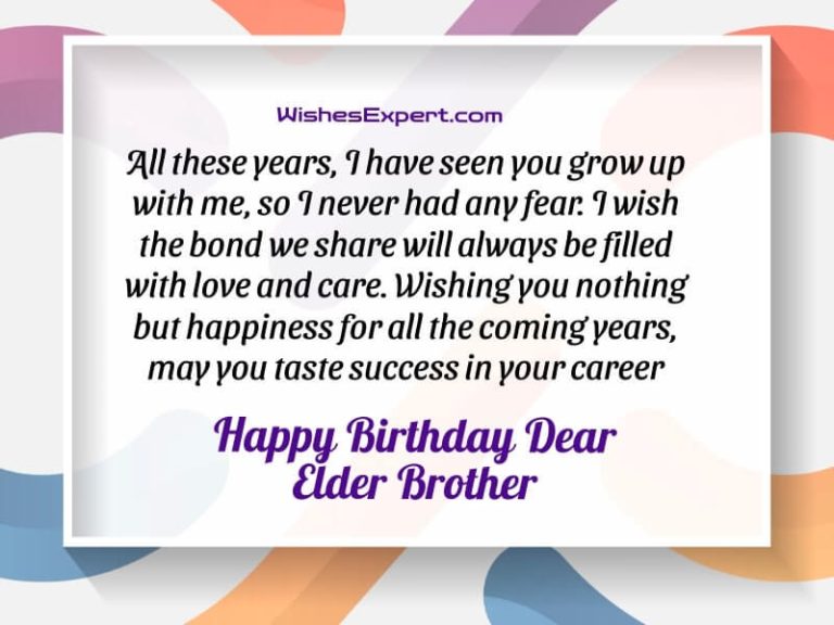 35+ Top Birthday Wishes For Big Brother