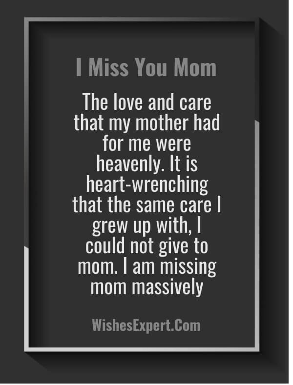 Missing mom quotes