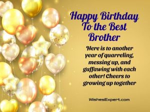 40+ Amazing Birthday Wishes For Brother From Sister