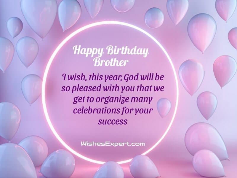 birthday wishes for brother from sister
