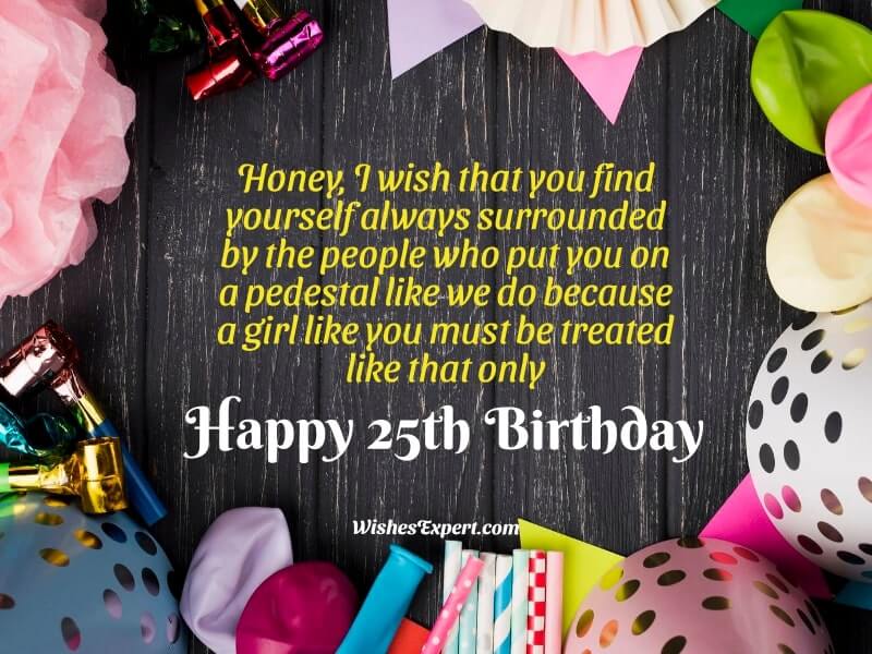 happy 25th birthday wishes for daughter
