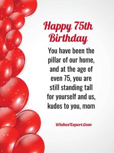 35+ Best 75th birthday Wishes And Messages