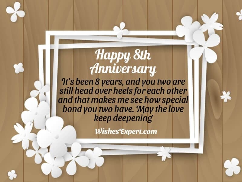 25+ Best Happy 8th Anniversary Wishes And Messages – Wishes Expert