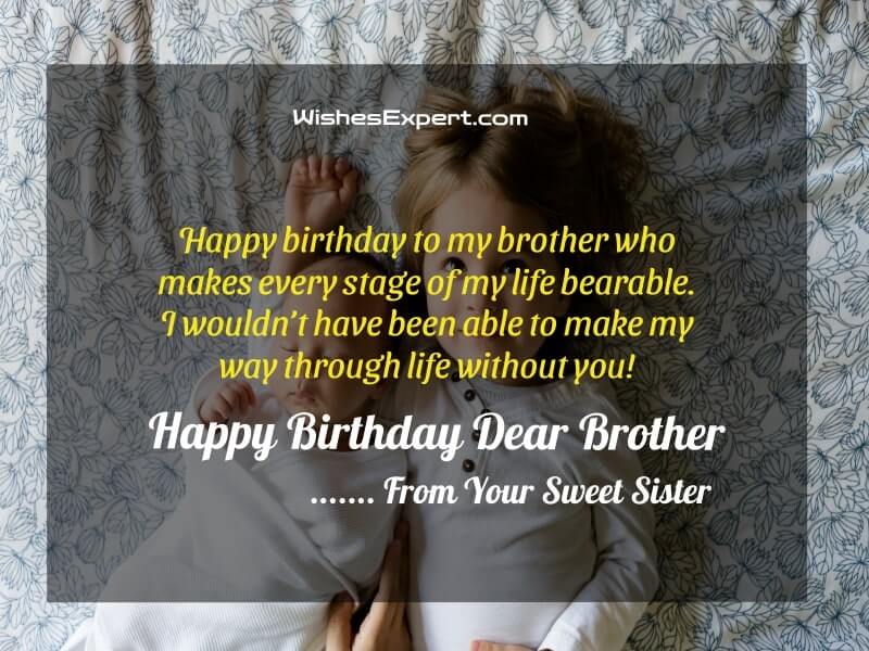 happy birthday brother from sister