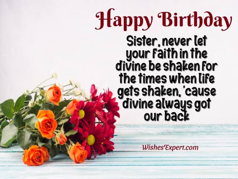 30+ Best Religious Birthday Wishes For Sister