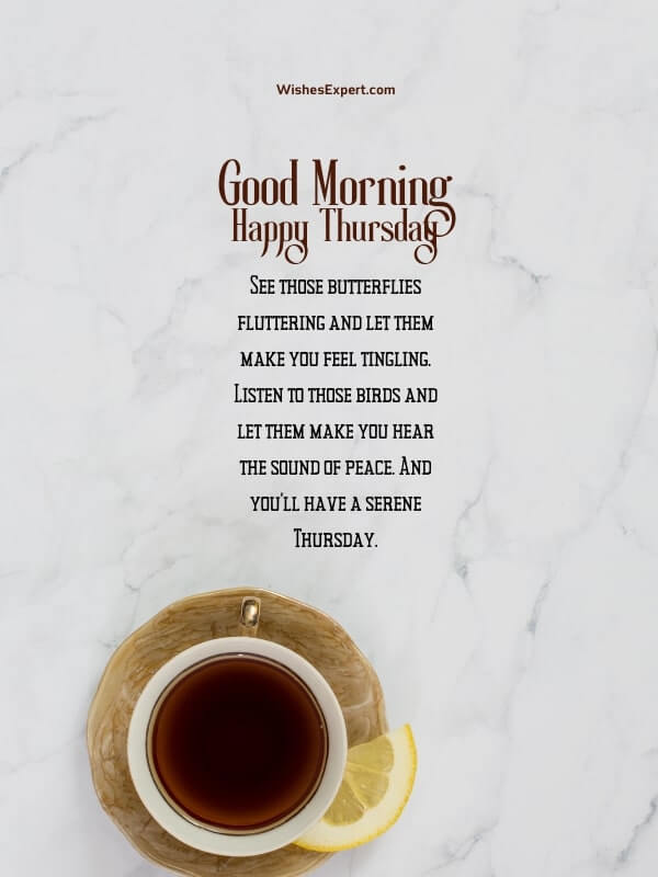 Positive Good Morning Thursday