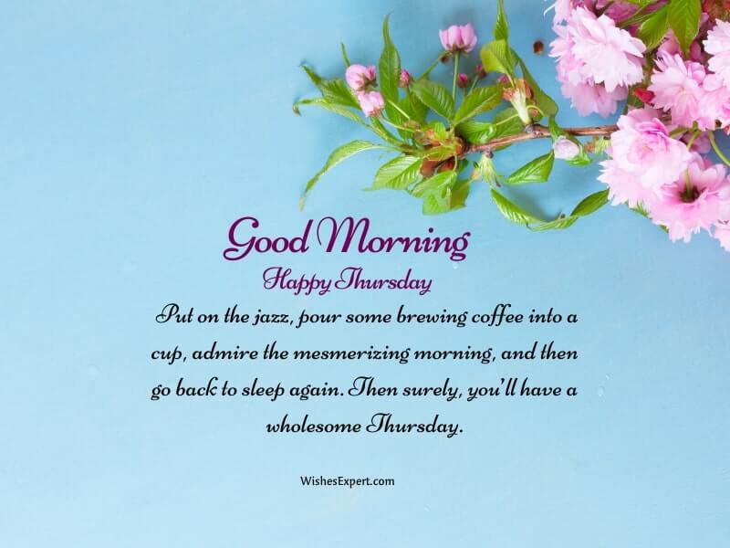 Thursday good morning wishes