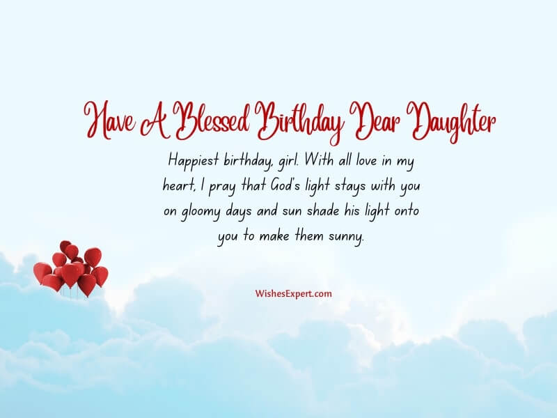 birthday prayer for daughter