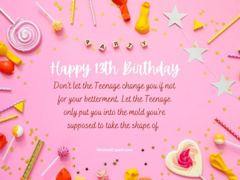 13th Birthday Wishes ,Messages And Greetings