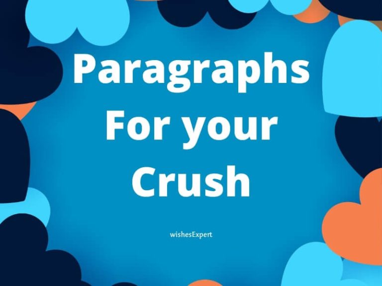 paragraphs for your crush