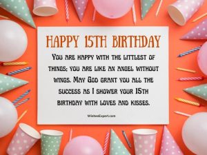 35+ Best 15th Birthday Wishes And Messages