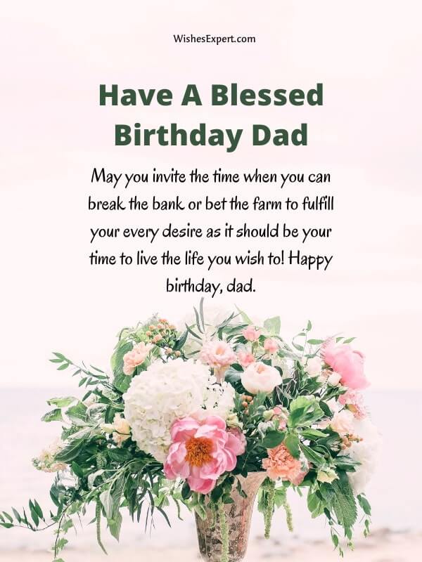 A birthday prayer for my dad