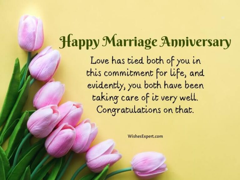 50+ Best Wedding Anniversary Wishes For Couple