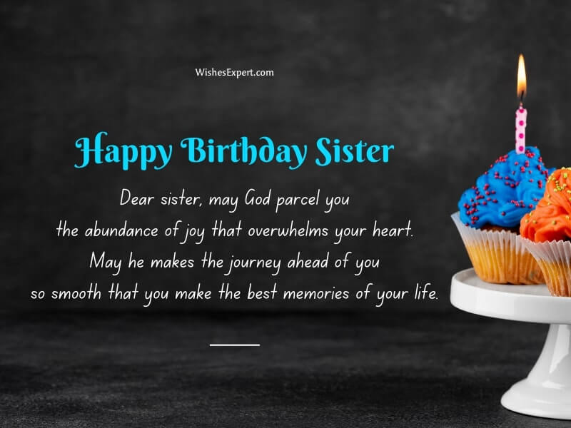 Birthday prayer for sister
