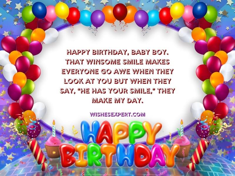 Birthday wishes for baby boy