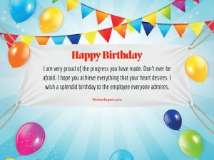 30+ Best Birthday Wishes For Employee