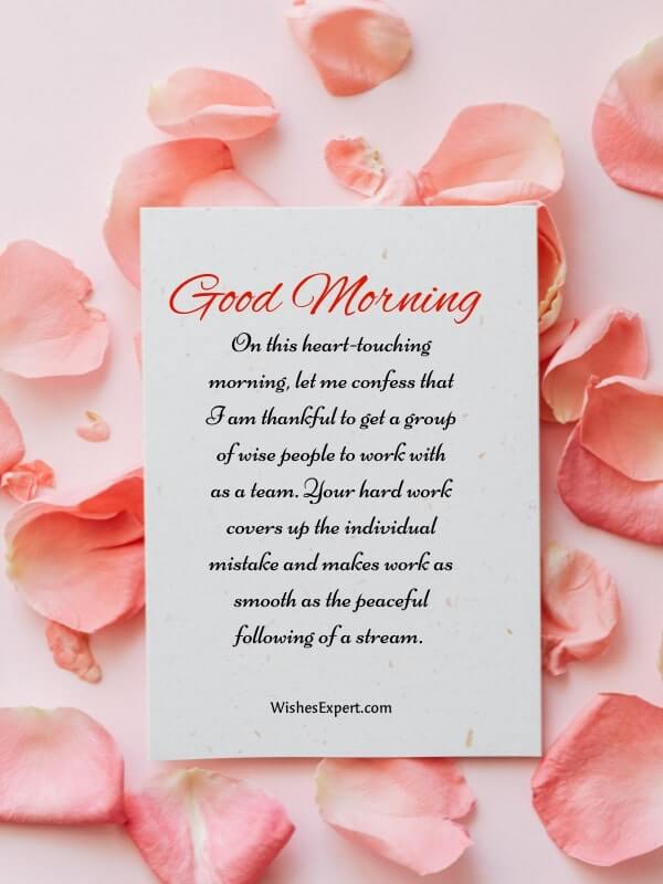 25+ Motivational Good Morning Wishes For Team