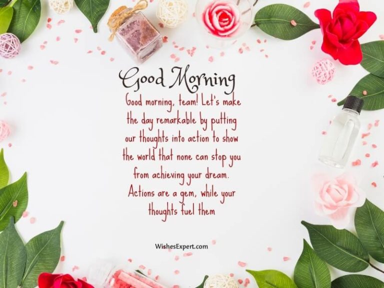 25+ Motivational Good Morning Wishes For Team