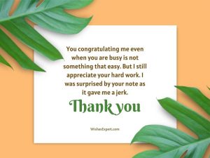 15 Ways to Say Thank You For The Congratulations