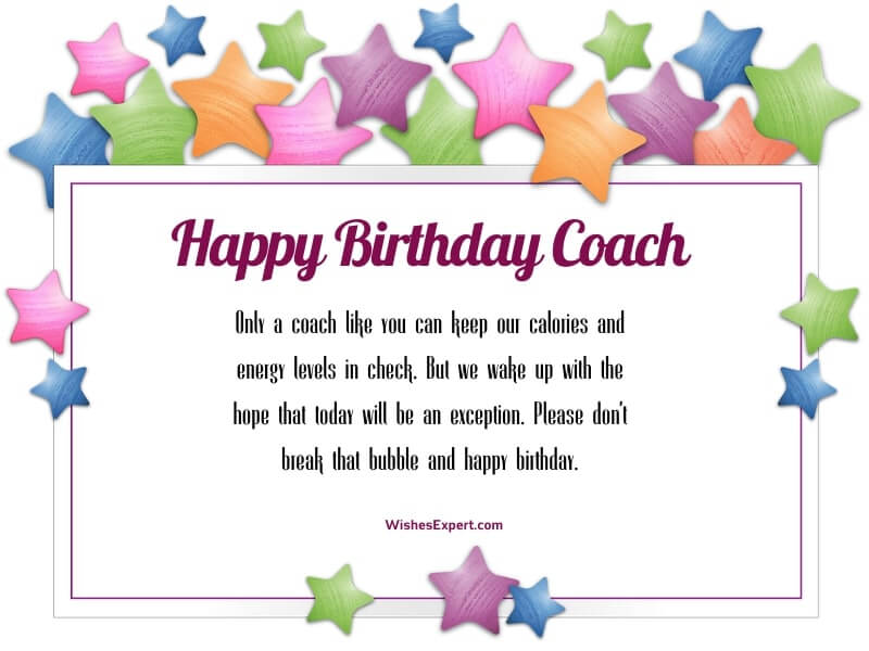 25+ Best Birthday Wishes And Messages For Coach – Wishes Expert