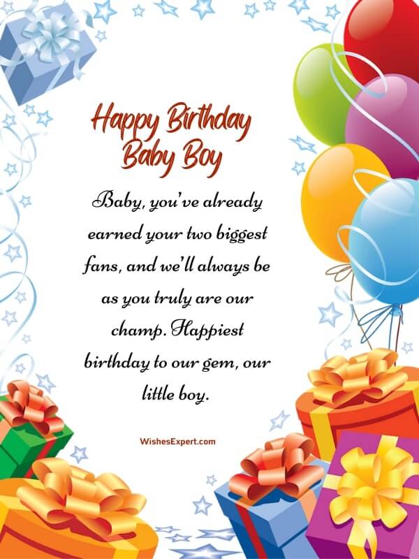 happy birthday wishes for little boy