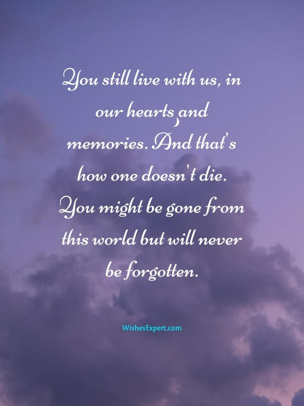 Gone But Not Forgotten Quotes