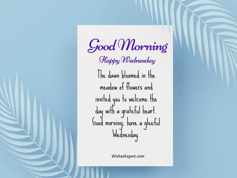 good morning Wednesday wishes