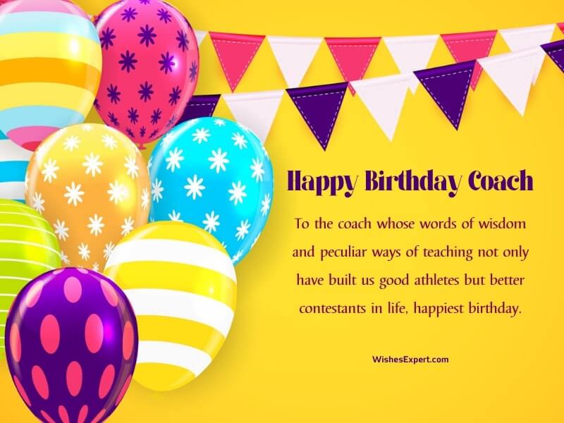 25+ Best Birthday Wishes And Messages For Coach – Wishes Expert