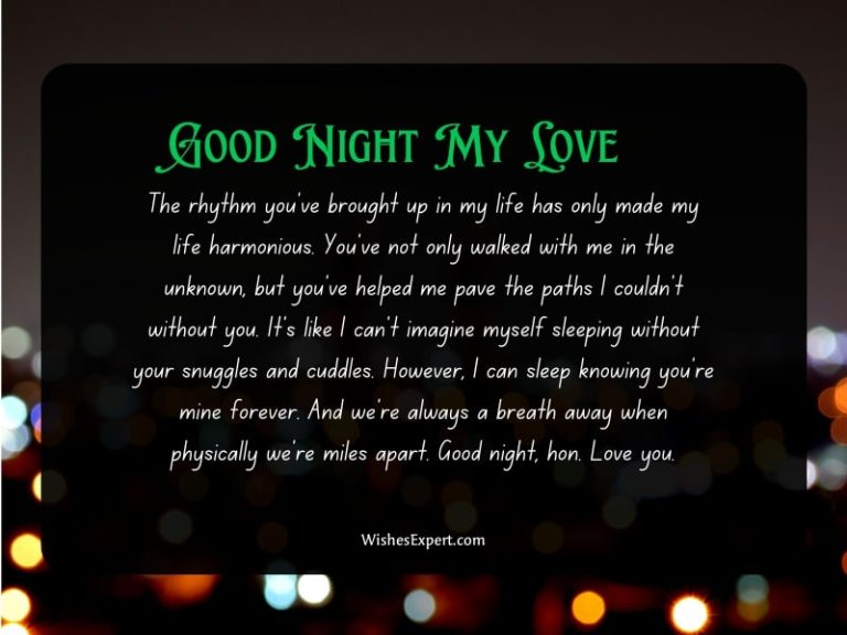 Good Night Paragraphs For Her For Sweet Dreams