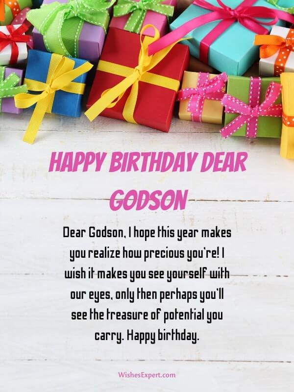 Birthday Message for Godson