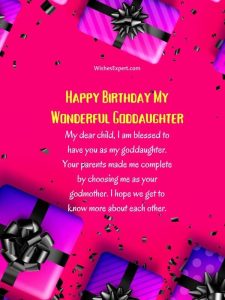 Top 25 Sweet Birthday Wishes for Goddaughter