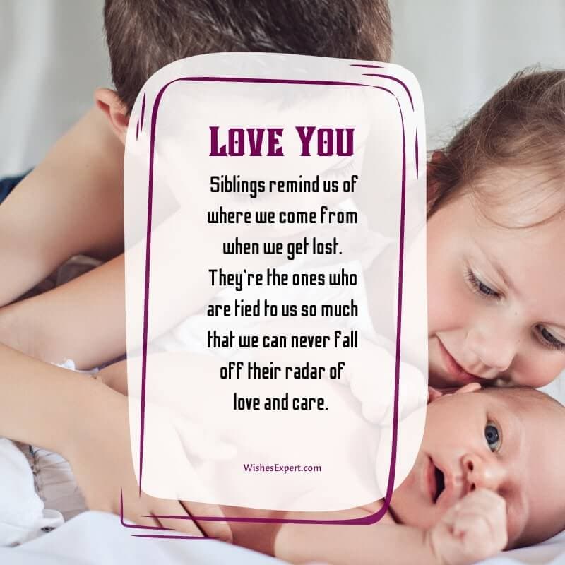 Emotional Sibling Love Quotes