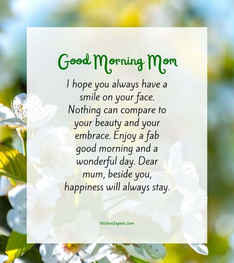 Heartwarming Good Morning Messages For Mom