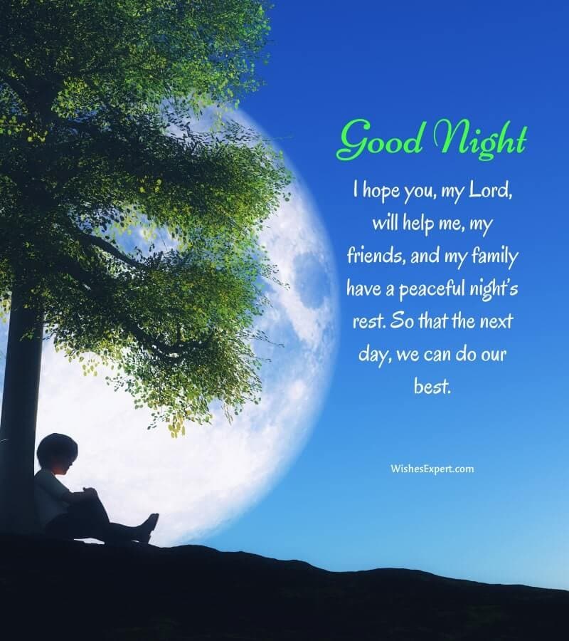 good night prayer quotes