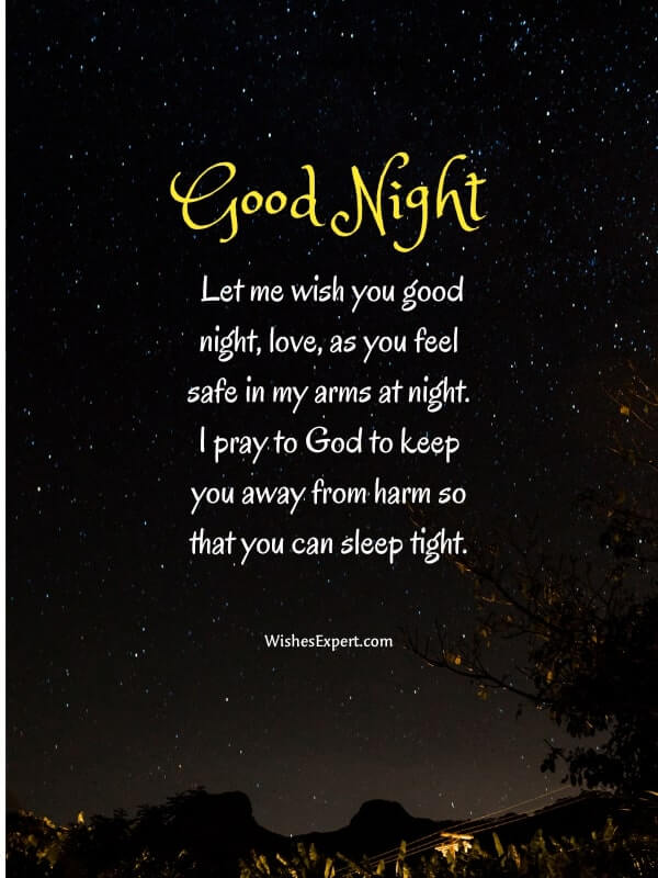 Good Night Prayer for Him