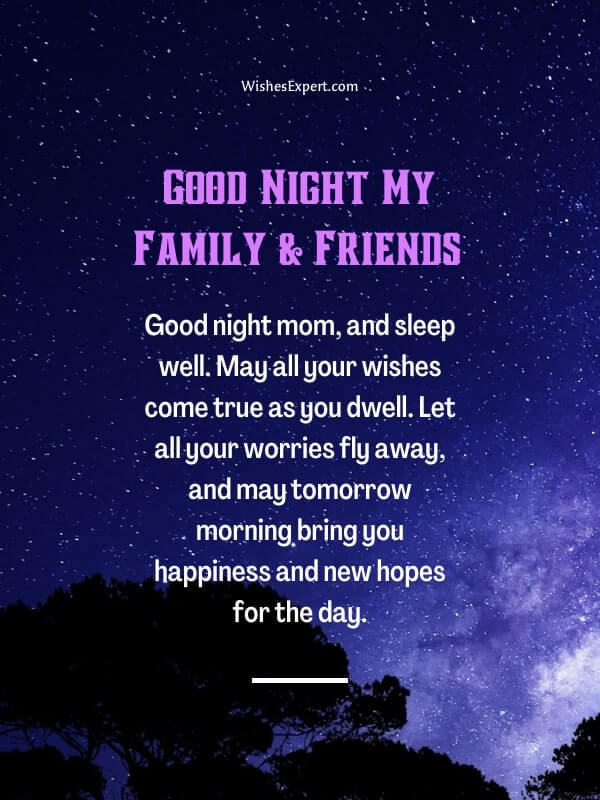 25 Best Good Night Quotes for Family and Friends