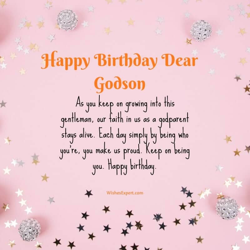 Happy Birthday Godson