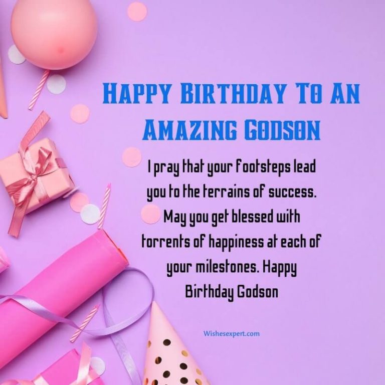 30 Amazing Birthday Wishes For Godson