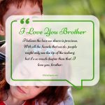 25 Meaningful I Love You Brother Quotes To Share Sibling Love