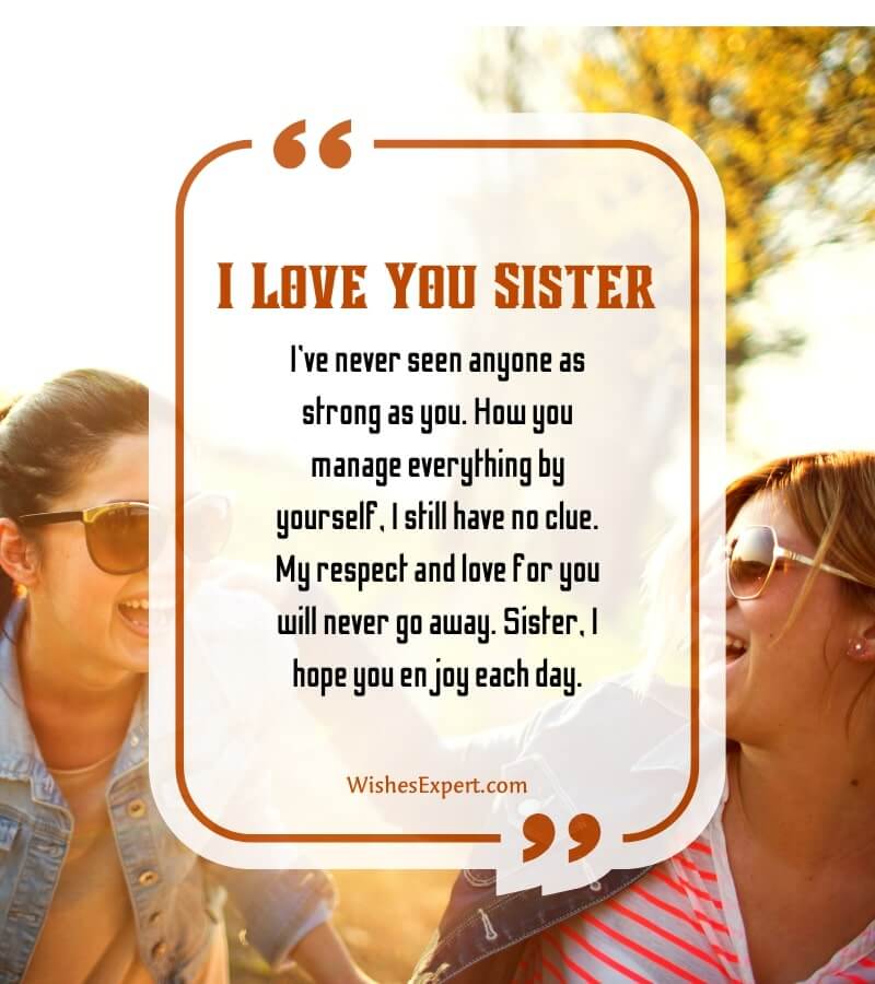 Tecreo Portachiavi 'To My Sister, I Love You Forever' – Regalo Per Sorella, Argento, Taglia M
