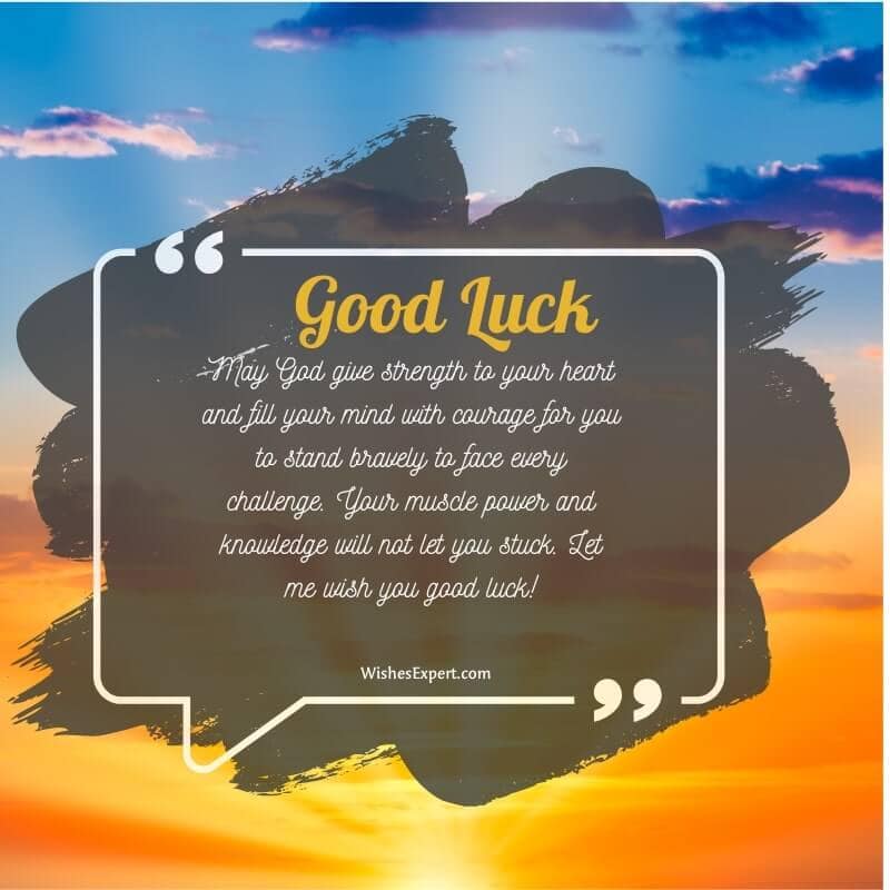 Prayer for Good Luck