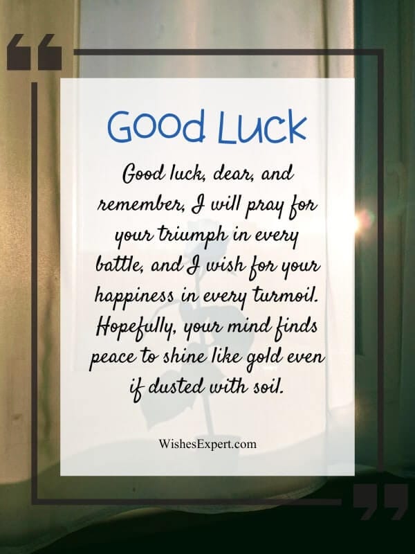 Prayers for Good Luck and Fortune
