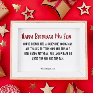 25+ Funny Birthday Wishes For Son From Mom & Dad