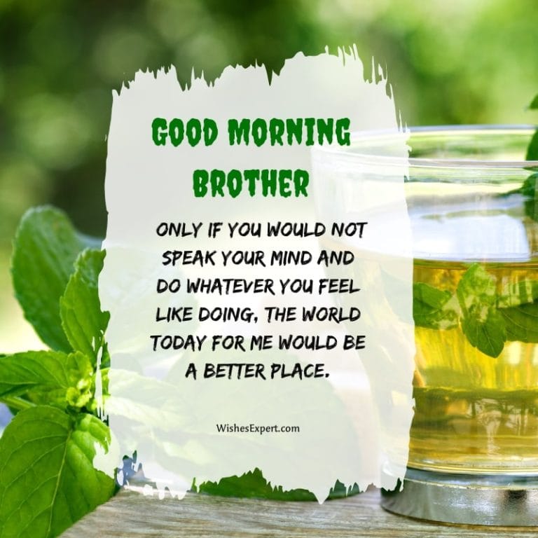 Good Morning Quotes For Brother