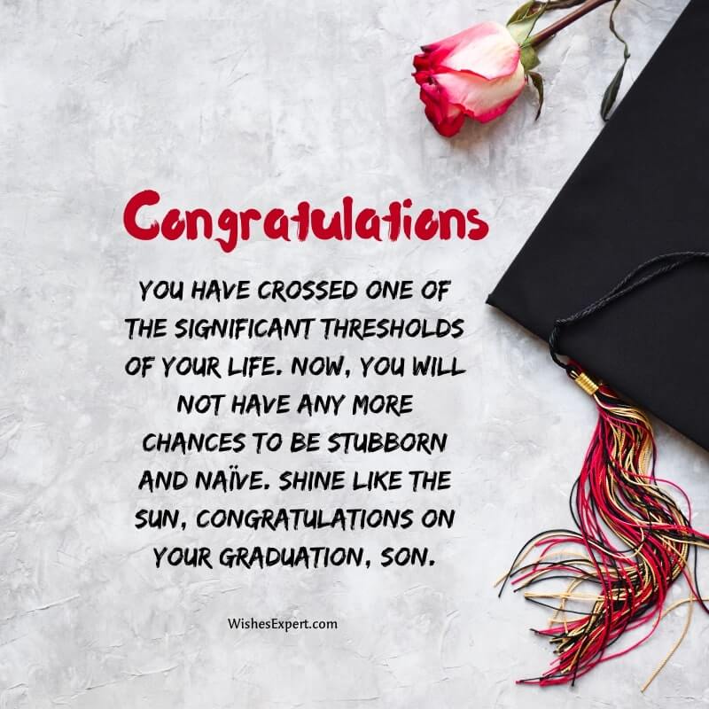 20+ Inspirational Graduation Quotes For Son