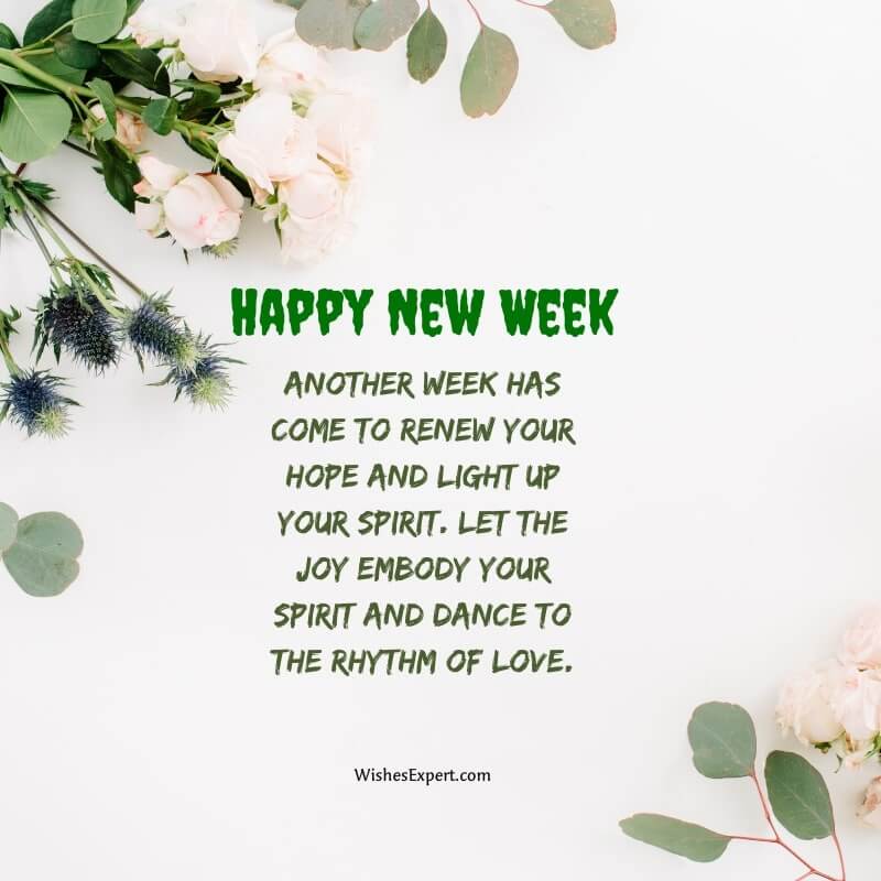 25+ Happy New Week Wishes and Messages – Wishes Expert