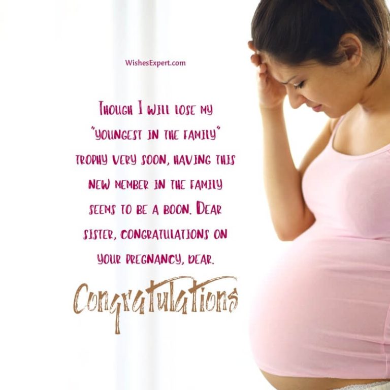 20+ Amazing Pregnancy Wishes For Sister