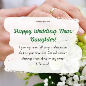 25+ Beautiful Wedding Wishes For Daughter