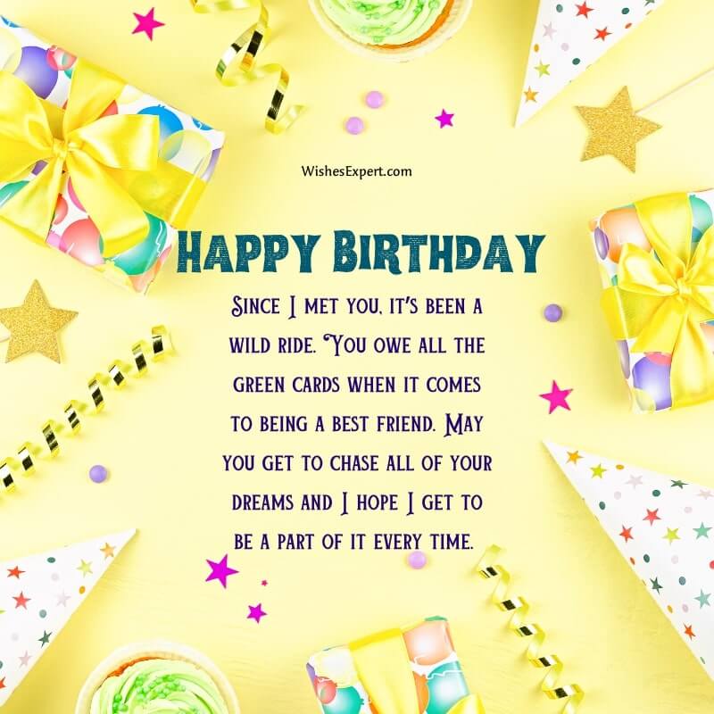 Best Friend Birthday Paragraph To Copy And Paste
