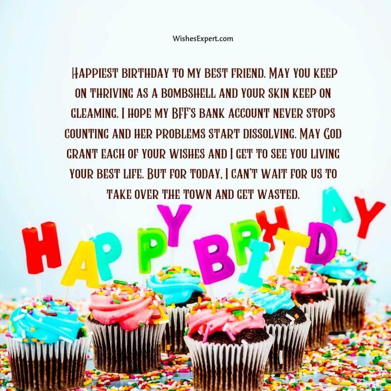 Birthday Paragraph For Best Friend Girl